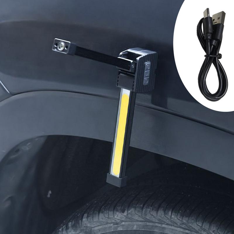 Portable LED Gym Posing Lamp Adjustable Dimming Flash With Magnetic Hook Folding Design 4