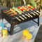 Portable BBQ Charcoal Grill Kit Stainless Steel Mini BBQ Tool Set For Outdoor Cooking Camping And 0