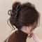 Elegant Acrylic Ribbon Bow Hair Claws For Women Glossy Crab Clips Ponytail Holders And Hairpins 3
