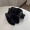 Satin Ribbon Hair Scrunchies For Women Elegant Bow Elastic Ponytail Holder For Simple Temperament 5