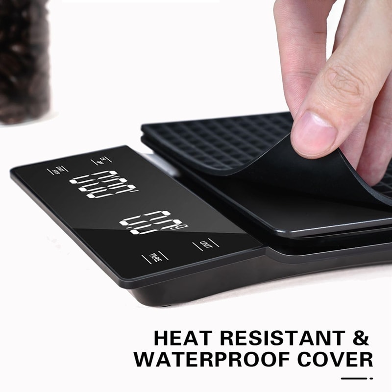 Digital Coffee Scale With Timer For Pour Over Espresso Brewing Multifunctional Kitchen Weighing S 3