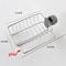 Stainless Steel Kitchen Sink Drain Rack Multipurpose Soap Sponge Towel Holder Organizer For Fauce 4