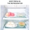 Extra Thick Clear Plastic Wrap Retractable Food Storage For Leftovers Fruits Veggies 4
