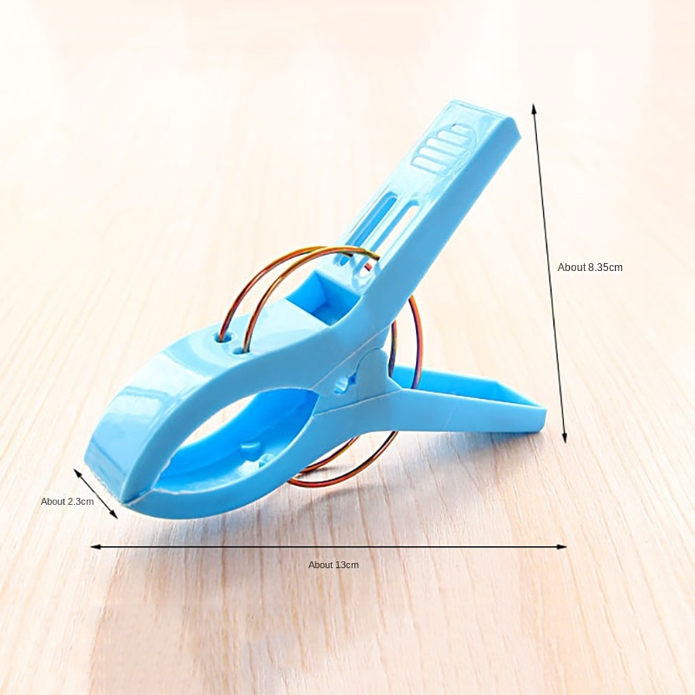 Durable Plastic Beach Towel Clips For Sunbeds Laundry Secure Your Towels Clothes 4