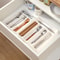 Kitchen Drawer Organizer Divided Storage Box For Tableware Chopsticks Forks Knives 3