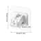 Adjustable Curtain Rod Clips SelfAdhesive Wall Bracket Holder For Easy NailFree Installation 3