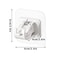 Adjustable Curtain Rod Clips SelfAdhesive Wall Bracket Holder For Easy NailFree Installation 3