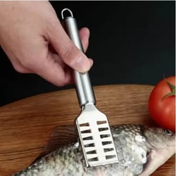 stainless steel fish scale scraper – multi-function fish scaler for easy boning, filleting, and scraping
