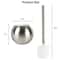 Ergonomic Stainless Steel Toilet Brush And Holder Set For Bathroom 2