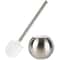Ergonomic Stainless Steel Toilet Brush And Holder Set For Bathroom 1