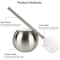 Ergonomic Stainless Steel Toilet Brush And Holder Set For Bathroom 5