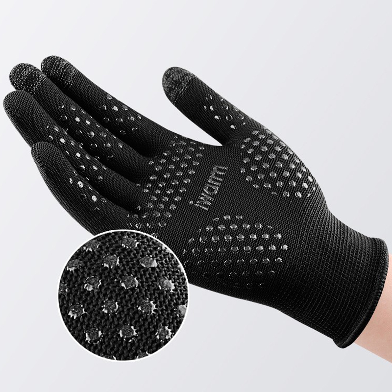 Full Finger Touch Screen Gloves For Cycling Running And Outdoor Sports Fleece Lined For Men And Wo 2