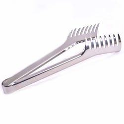 multifunctional stainless steel food clip - bbq tongs & pasta fork for kitchen & barbecue use