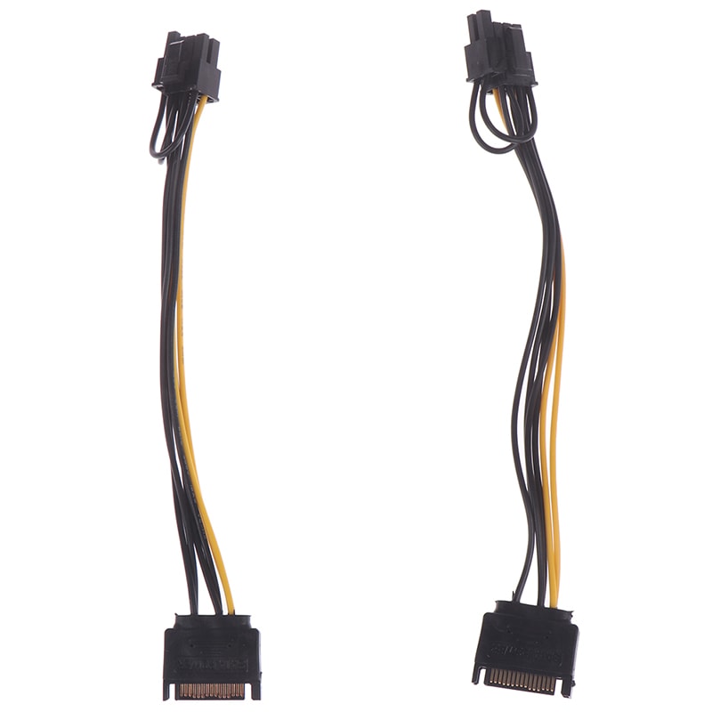 SATA Pin PCIE Power Supply Cable For Graphics Card Adapter For Mining Gaming 2