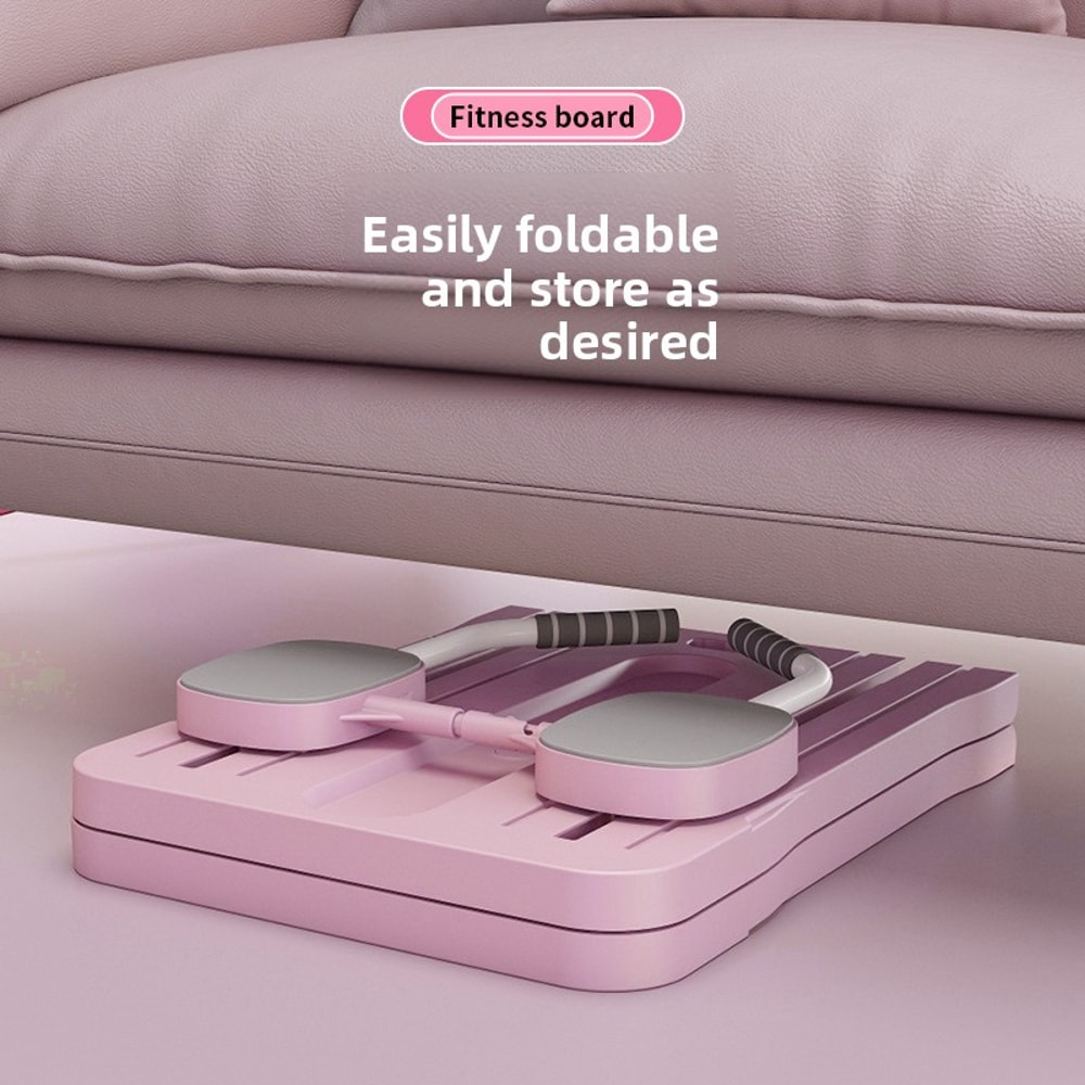 Pilates Reformer Pushup Board NonSlip Foldable Abdominal Workout Fitness Abs Roller Machine 2