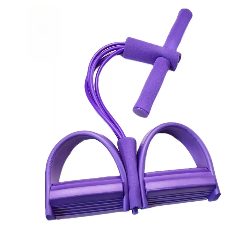 Pedal Tensioner Resistance Bands MultiFunctional Fitness Equipment For Abdominal Waist Strengthen 4