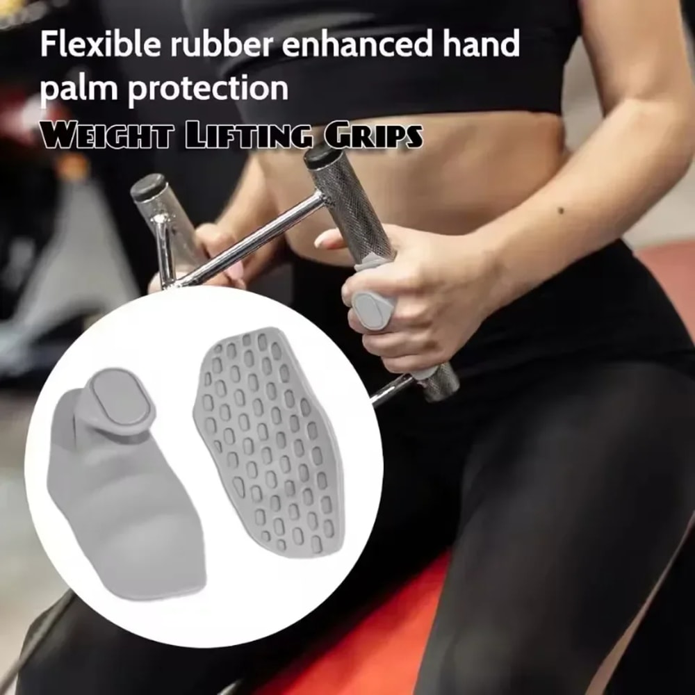 Gym Gloves Grip Strengthener Silicone Palm Grips For Weightlifting Exercise 2