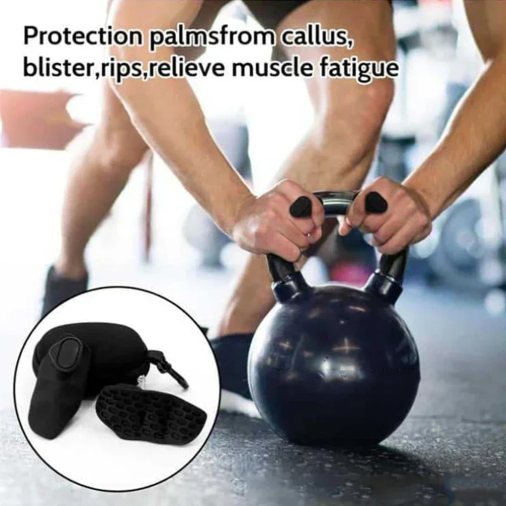 Gym Gloves Grip Strengthener Silicone Palm Grips For Weightlifting Exercise 4