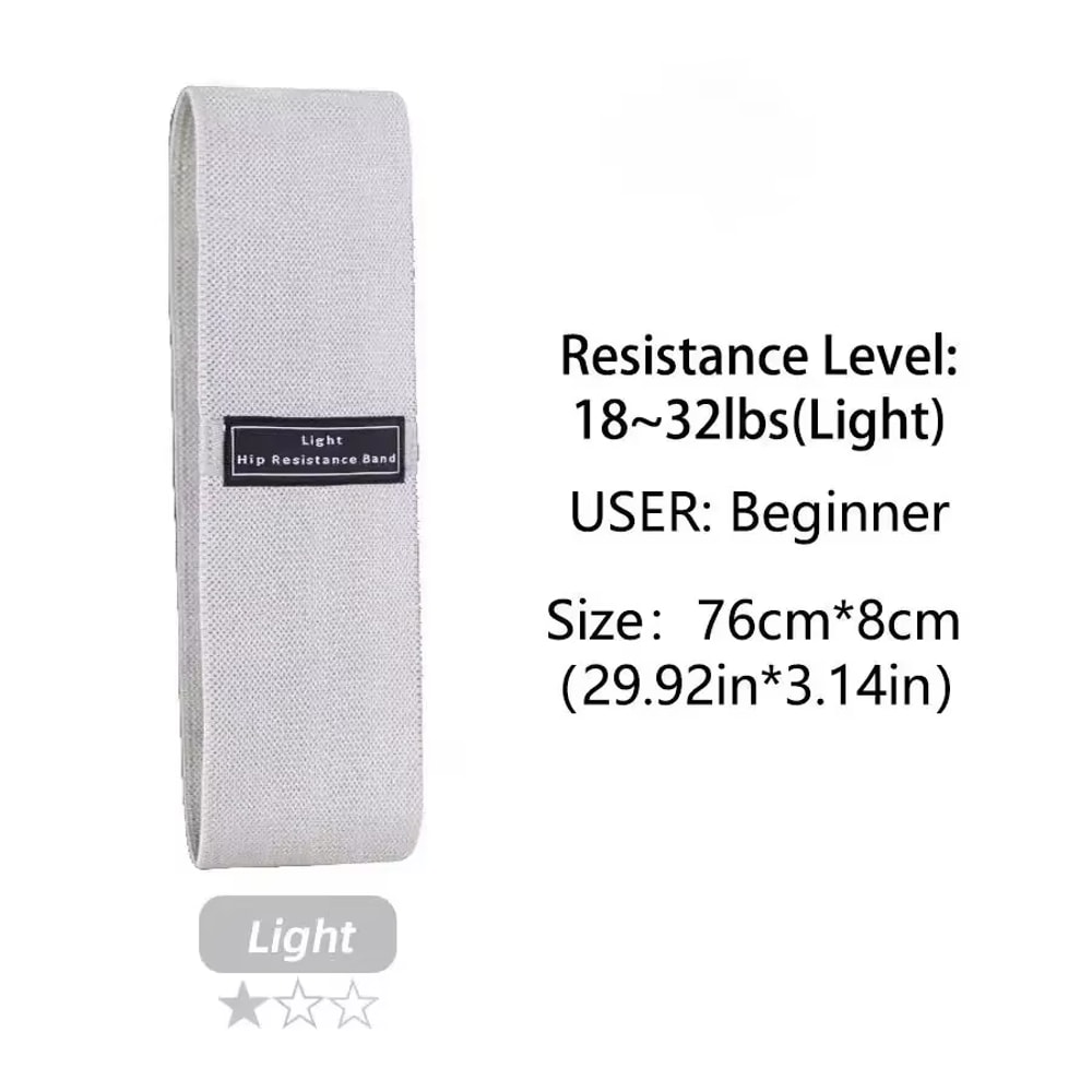 Fabric Resistance Hip Booty Bands Glute Thigh Workout Bands For Squats Yoga And Fitness 5