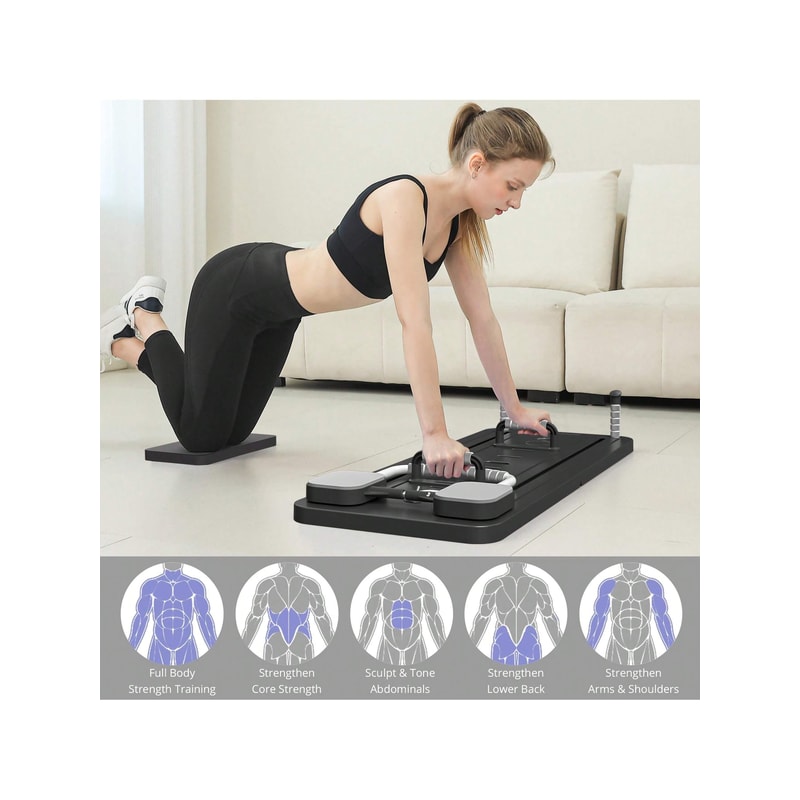 Foldable Pilates Board Multifunctional Abdominal Trainer For Home Gym 2