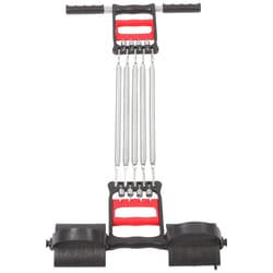 spring chest expander for men - durable stainless steel fitness equipment for tension, strength & muscle development