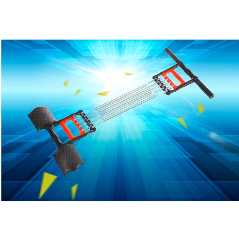 Spring Chest Expander for Men - Durable Stainless Steel Fitness Equipment for Tension, Strength & Muscle Development