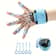Finger Extensor Exerciser Adjustable Silicone Hand Grip Strengthening Trainer With Resistance Band 0