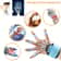Finger Extensor Exerciser Adjustable Silicone Hand Grip Strengthening Trainer With Resistance Band 1