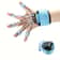 Finger Extensor Exerciser Adjustable Silicone Hand Grip Strengthening Trainer With Resistance Band 6