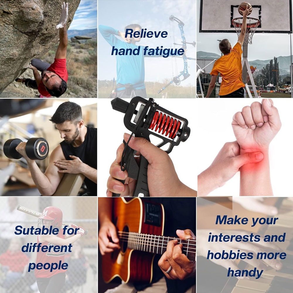 Adjustable Hand Grip Strengthener Perfect For Athletes Musicians 4