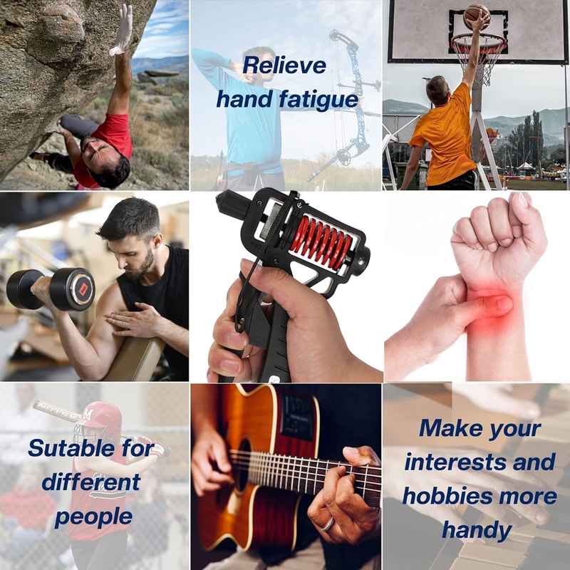 Adjustable Hand Grip Strengthener Perfect For Athletes Musicians 4