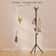 Tree Branch Shape Coat Rack Stand Stylish MultiHook Mobile Clothes Rack For Living Room Bedroom An 1
