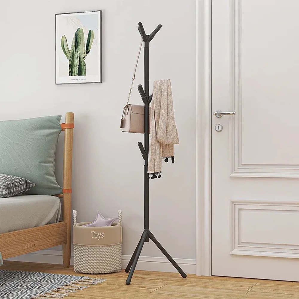 Tree Branch Shape Coat Rack Stand Stylish MultiHook Mobile Clothes Rack For Living Room Bedroom An 0