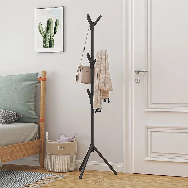 Tree Branch Shape Coat Rack Stand Stylish MultiHook Mobile Clothes Rack For Living Room Bedroom An 0