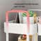 Small Rolling Storage Cart Multifunctional DoubleLayer Storage Rack For Kitchen Bathroom 2