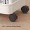 Small Rolling Storage Cart Multifunctional DoubleLayer Storage Rack For Kitchen Bathroom 5