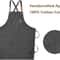 Fashionable Canvas Apron For Men Women Perfect For Chefs Grills Restaurants Bars Cafes Beauty St 2