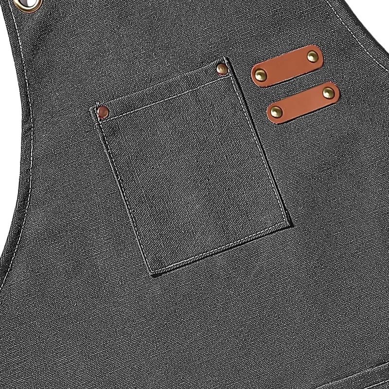 Fashionable Canvas Apron For Men Women Perfect For Chefs Grills Restaurants Bars Cafes Beauty St 8