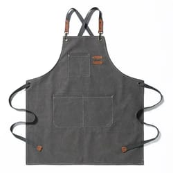 fashionable canvas apron for men & women – perfect for chefs, grills, restaurants, bars, cafes & beauty studios