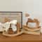 Hand Carved Wooden Horse Rocking Ornament Retro Desktop Decoration For Friends Commemorative Gift 1