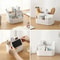 Desk Storage Box Organizer Plastic Office Supplies Makeup Organizer With Dividers For Home Offic 5