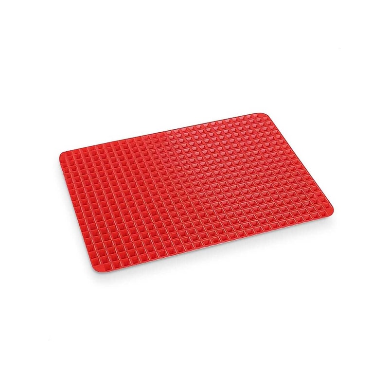 NonStick Silicone Baking Mat With Grid HeatResistant Versatile BBQ Oven Mat 7
