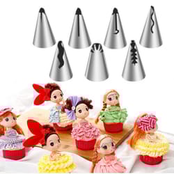 stainless steel cake decorating nozzles set – diy pastry & icing tools for beautiful cakes & pastries