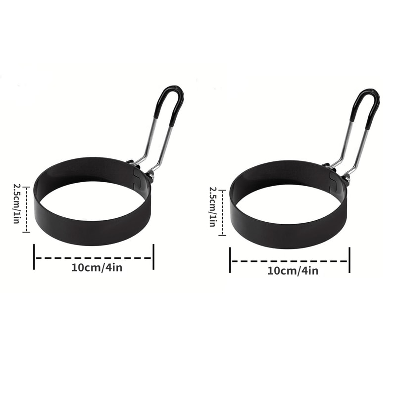 Stainless Steel Egg Rings For Frying Round Nonstick Egg Cooker Mold For Griddle Breakfast Cooking 5