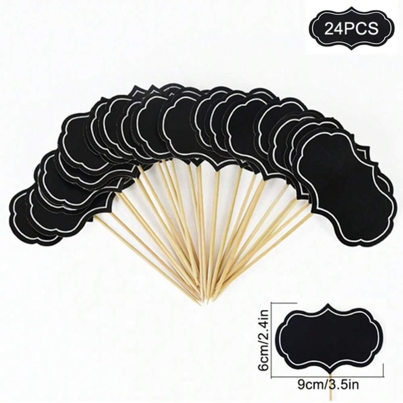 Mini Blackboard Memo Slate Business Card Holder Price Table Marker For Home Restaurant Parties 3