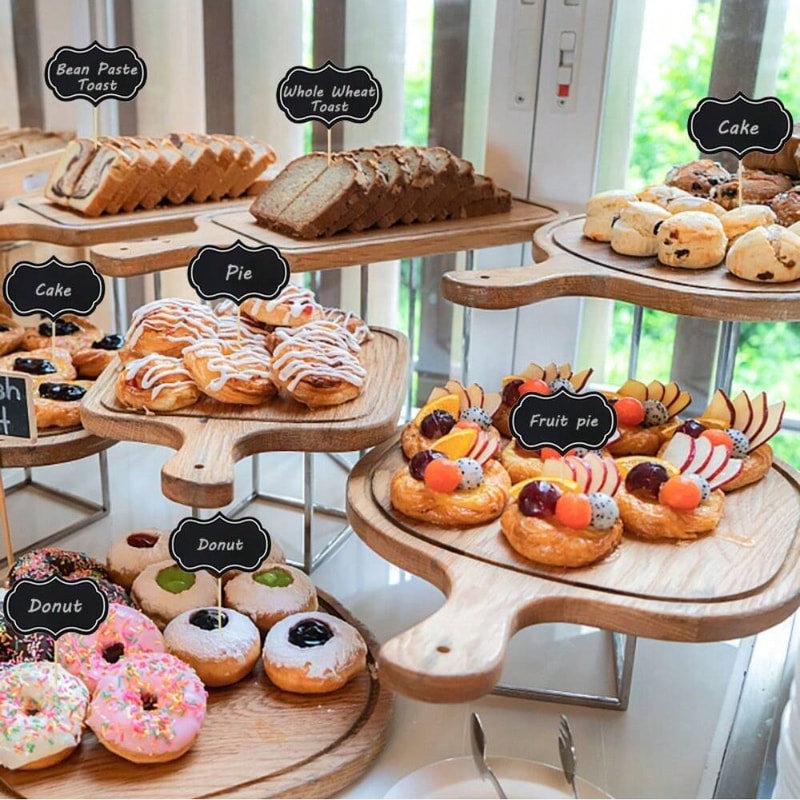 Mini Blackboard Memo Slate Business Card Holder Price Table Marker For Home Restaurant Parties 1