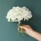 Elegant White Artificial Peony Bouquet For Weddings Home Decor Christmas Arrangements 1