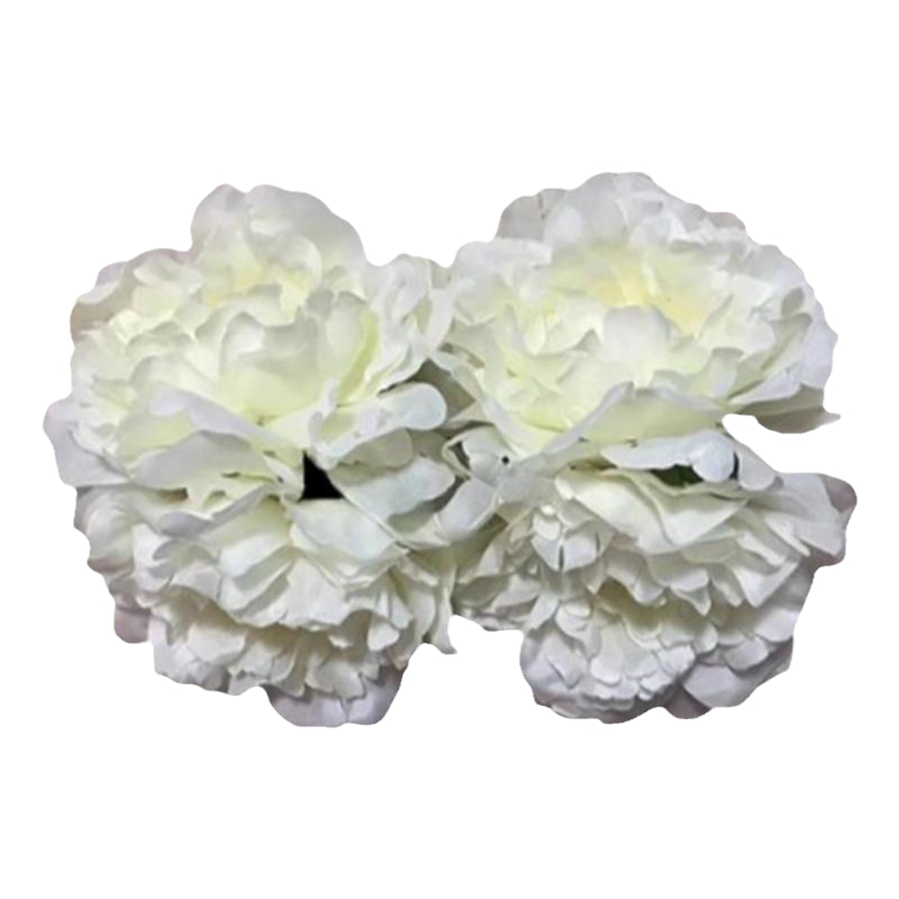 Elegant White Artificial Peony Bouquet For Weddings Home Decor Christmas Arrangements 5