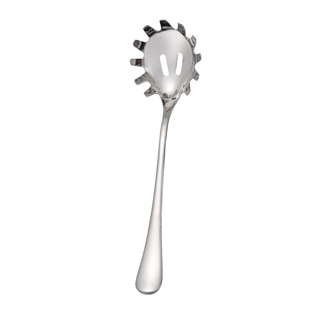 Stainless Steel Multifunctional Noodle Spoon Strainer The Ultimate Pasta Colander For Effortless 5