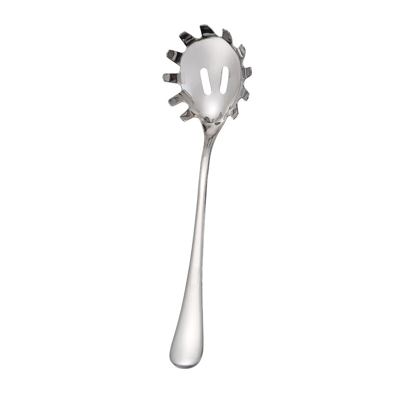 Stainless Steel Multifunctional Noodle Spoon Strainer The Ultimate Pasta Colander For Effortless 5